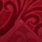 Полотенце махровое Costanza цвет бордовый, 50Х90, 460г/м хл100% - Фото 4