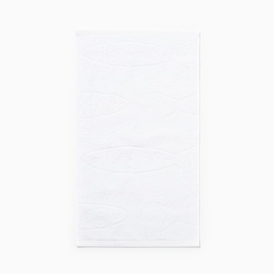 Полотенце махровое Branco di pesci цвет белый, 70×120, 460 г/м² хл100%