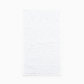 Полотенце махровое Branco di pesci цвет белый, 50Х80, 460г/м хл100%