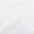 Полотенце махровое Branco di pesci цвет белый, 50Х80, 460г/м хл100% - Фото 4