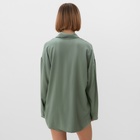 Костюм женский (рубашка, шорты) MINAKU:   Casual Collection цвет оливковый, р-р 44 - Фото 4