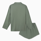 Костюм женский (рубашка, шорты) MINAKU:   Casual Collection цвет оливковый, р-р 52 - Фото 4
