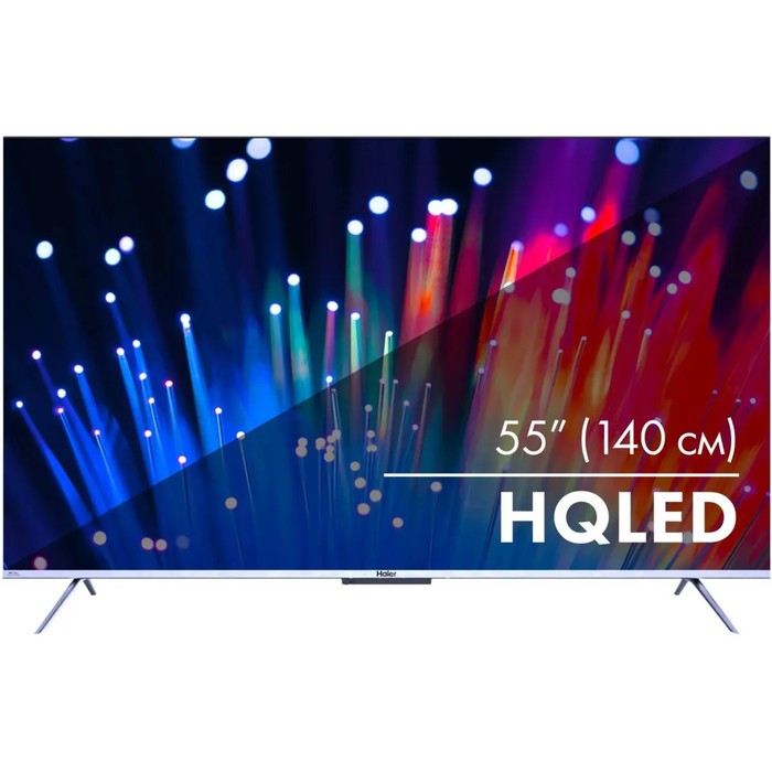 

Телевизор Haier SMART TV S3, 55", 3840x2160, DVB-T2/C/S2, HDMI 4, USB 2, Smart TV, чёрный