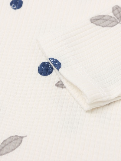 Костюм для девочки «Крошка Я» Blueberry, рост 62-68, молочный