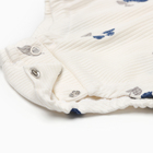 Боди с воланами Крошка Я Blueberry  р. 80-86, молочный 9834348