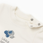 Лонгслив Крошка Я Little berry, рост 62-68 см, молочный - Фото 7