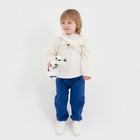 Лонгслив Крошка Я Little berry, рост 80-86 см, молочный - Фото 3