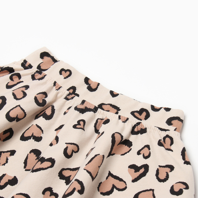 Костюм детский (свитшот и юбка) KAFTAN Leo love, размер 34 (122-128 см)