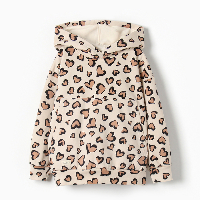 Толстовка для девочки KAFTAN: Leo love, размер 30 (98-104 см)