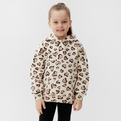 Толстовка детская KAFTAN Leo love, размер 32 (110-116 см)