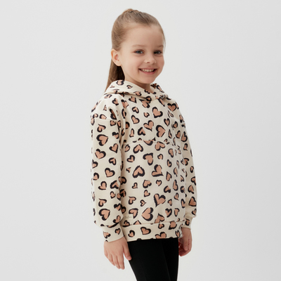 Толстовка для девочки KAFTAN: Leo love, размер 32 (110-116 см)