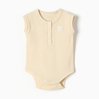 Боди «Крошка Я» BASIC LINE, рост 86-92 см, бежевое