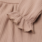 Платье и повязка Крошка, Я BASIC LINE, рост 80-86 см, коричневый - Фото 3