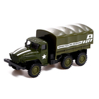 Грузовик металлический «Урал. Армия», инерция, 1:43, цвет МИКС, в пакете - фото 24355225