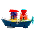 Катер «Морячок», работает от батареек, световые эффекты, цвет МИКС, в пакете - фото 24430229