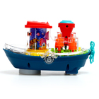 Катер «Морячок», работает от батареек, световые эффекты, цвет МИКС, в пакете - фото 24430230