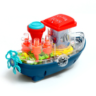 Катер «Морячок», работает от батареек, световые эффекты, цвет МИКС, в пакете - фото 24430231