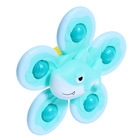 Спиннер для ванной на присоске «Акулёнок», в пакете, МИКС - фото 24484187