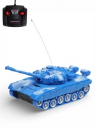 Танк радиоуправляемый «Победа», голубой - Фото 1