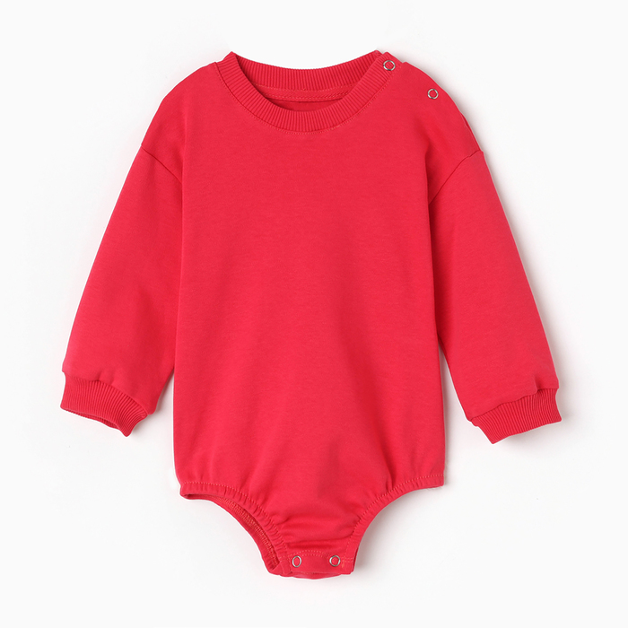 Свитшот - комбинезон детский MINAKU, рост 80-86 см, цвет малиновый