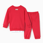 Комплект (свитшот, брюки) детский  MINAKU цвет малиновый, рост 68-74 см - Фото 7