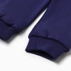 Комплект (свитшот, брюки) детский  MINAKU цвет темно-синий, рост 80-86 см - Фото 7