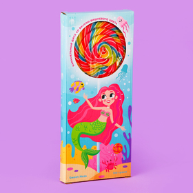 Карамель леденцовая фигурная Sweet Ness Большой диск с бантом, вкус вишневого цвета 100 г