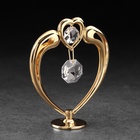 Сувенир "Сердце", с кристаллами - фото 9625796