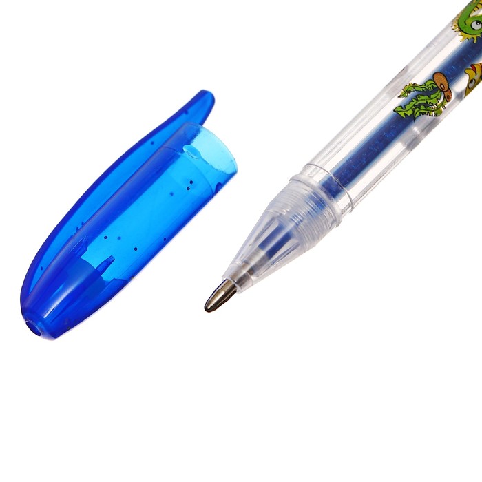 Набор ручек гелевых 18 цветов (12 с блестками + 6 флуоресцентных) Mazari "OCEAN", ароматизированные, пулевидный пишущий узел 0,9 мм, пластиковый цветной корпус