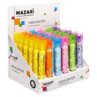 Текстовыделитель Mazari "CANDY", двусторонний, пишущие узлы 1 - 5 мм, 6 цветов МИКС - фото 31043701