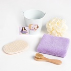 Набор подарочный «Этель. Любимой подружке», 6 предметов, полотенце, мочалка, щётка  (артикул 10415873)  большой выбор товаров оптом и в розницу по низким ценам с доставкой