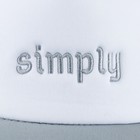 Кепка женская с сеткой Simply, серая, р-р 56 - Фото 3