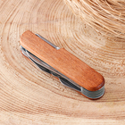 Нож швейцарский 11в1 с деревянной ручкой - Фото 3