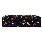 Пенал школьный на молнии Calligrata "Самолеты", чёрный (комплект 12 шт) - фото 23854723