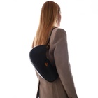 Сумка женская багет TEXTURA на молнии, 30×5×17 см, чёрная - Фото 10