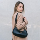 Сумка женская на молнии TEXTURA, средний размер, цвет чёрный 10205178