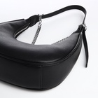 Сумка женская багет TEXTURA на молнии, 28×7×26 см, чёрная - Фото 6