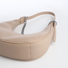 Сумка женская багет TEXTURA на молнии, 28×7×26 см, бежевая - Фото 5