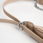 Сумка женская багет TEXTURA на молнии, 28×7×26 см, бежевая - Фото 10