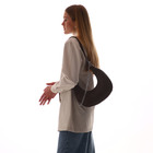 Сумка женская багет TEXTURA на молнии, 28×7×26 см, коричневая - Фото 12