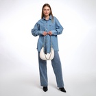 Сумка женская багет TEXTURA на молнии, 28×7×26 см, молочная - Фото 3