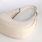 Сумка женская багет TEXTURA на молнии, 28×7×26 см, молочная - Фото 7