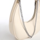 Сумка женская багет TEXTURA на молнии, 28×7×26 см, молочная - Фото 10