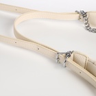 Сумка женская багет TEXTURA на молнии, 28×7×26 см, молочная - Фото 8