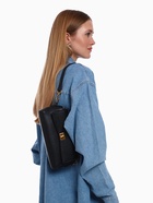 Сумка женская мессенджер TEXTURA на клапане, 26×9×12 см, чёрная - Фото 2