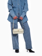 Сумка женская мессенджер TEXTURA на клапане, 26×9×12 см, молочная - Фото 2