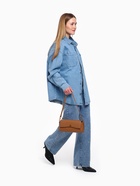 Сумка женская мессенджер TEXTURA на клапане, 26×9×12 см, коричневая - Фото 11