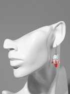 Серьги ассорти «Радость» ракеты, цветные в серебре - Фото 2