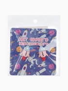 Серьги ассорти «Радость» ракеты, цветные в серебре 10218582