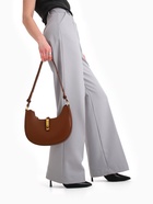 Сумка женская багет TEXTURA на молнии, 24×6×14 см, коричневая - Фото 2